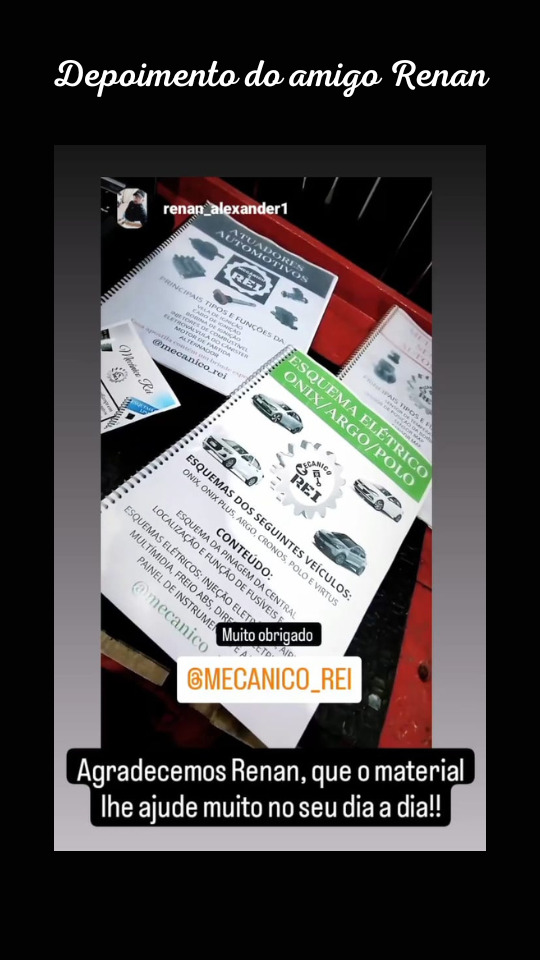 Depoimento do amigo Renan